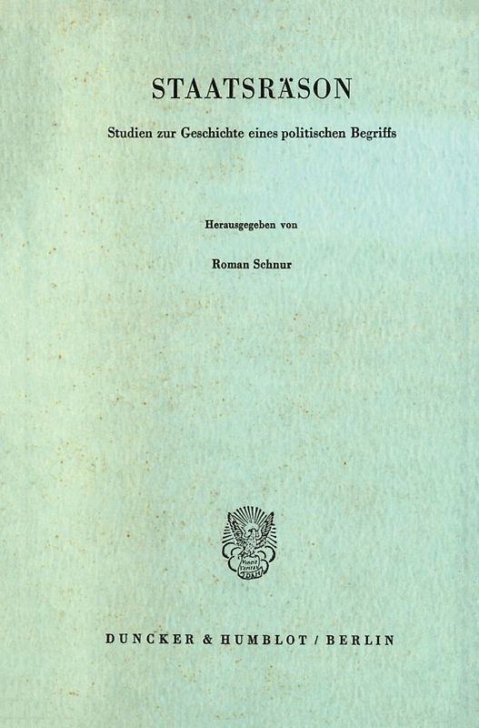 Staatsräson.