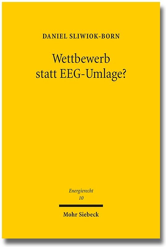 Wettbewerb statt EEG-Umlage?