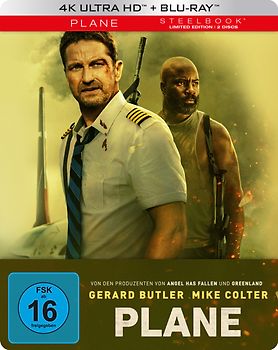 Plane-UHD SteelBook Limitiert Blu-ray Disc