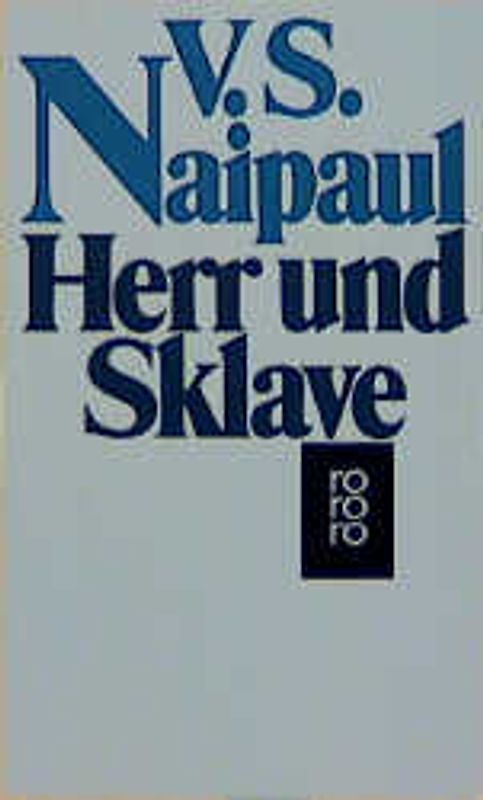 Herr und Sklave. Roman