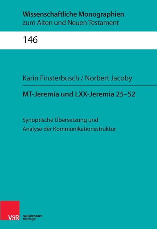 MT-Jeremia und LXX-Jeremia 25-52
