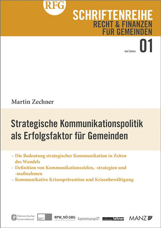 Strategische Kommunikationspolitik als Erfolgsfaktor für Gemeinden