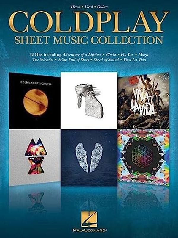 Coldplay Sheet Music Collection: Piano-Vocal-Guitar