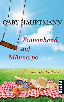 Frauenhand auf Männerpo