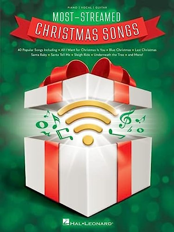Most-Streamed Christmas Songs: 40 Popular Songs Arranged for Piano/Vocal/guitar