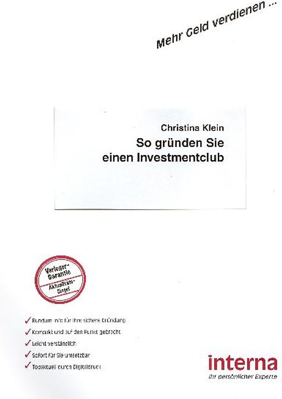 So gründen Sie einen Investmentclub