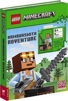 LEGO? Minecraft?: Armoursmith Adventure Activity Book (with Armoursmith minifigure and accessories)