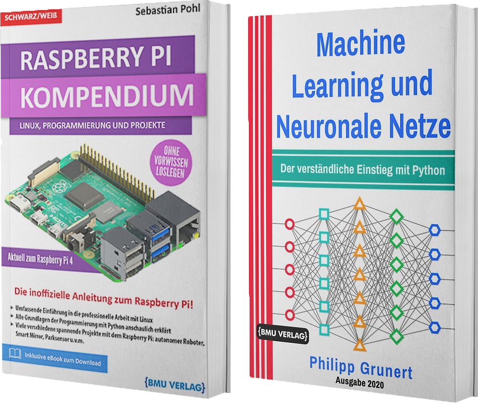Raspberry Pi Kompendium + Machine Learning und Neuronale Netze (Taschenbuch))