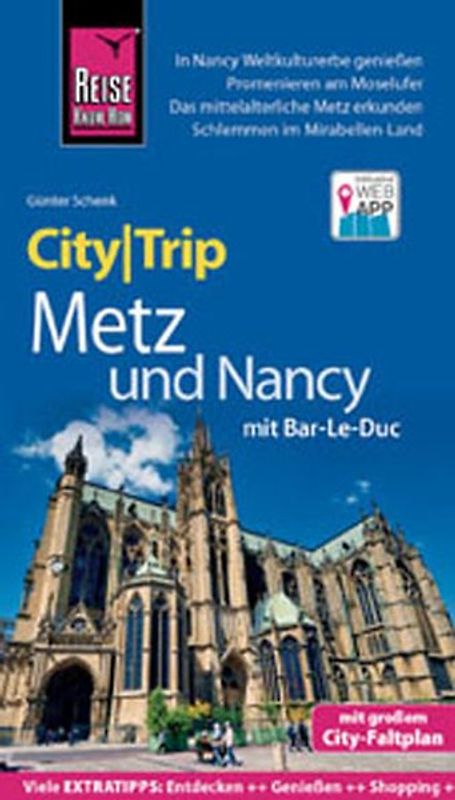 Reise Know-How CityTrip Metz und Nancy mit Bar-Le-Duc