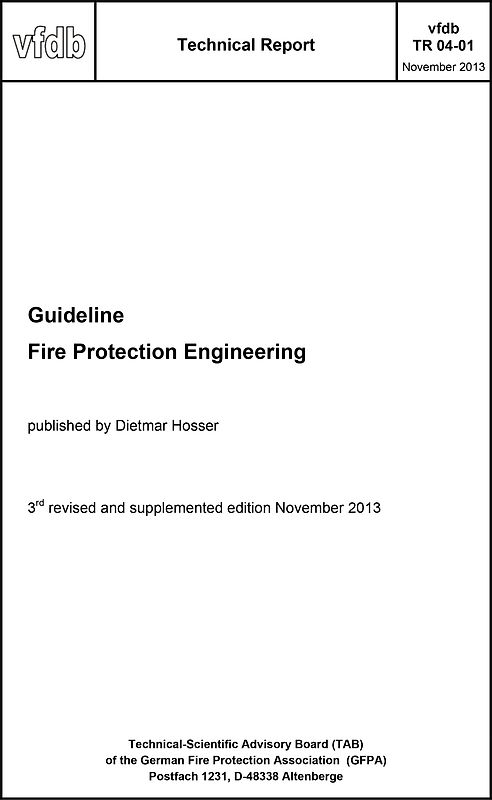 Guideline Fire Protection Engineering