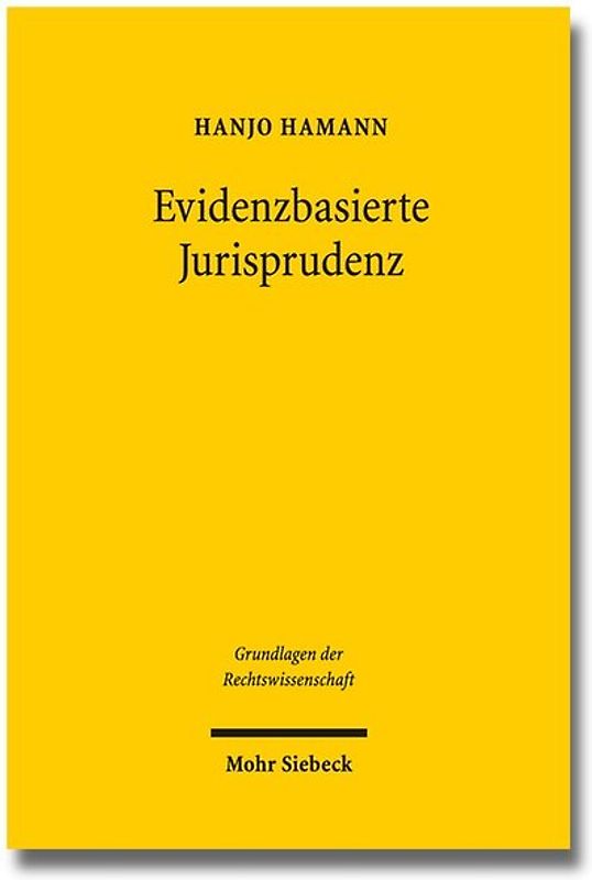 Evidenzbasierte Jurisprudenz