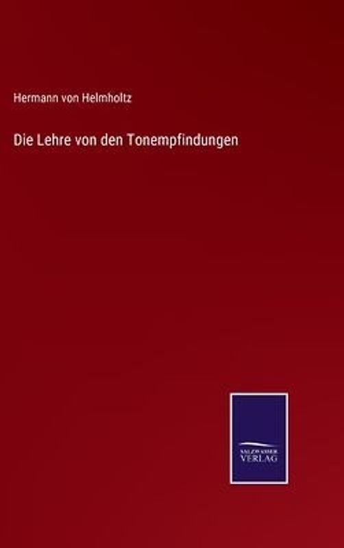 Die Lehre von den Tonempfindungen