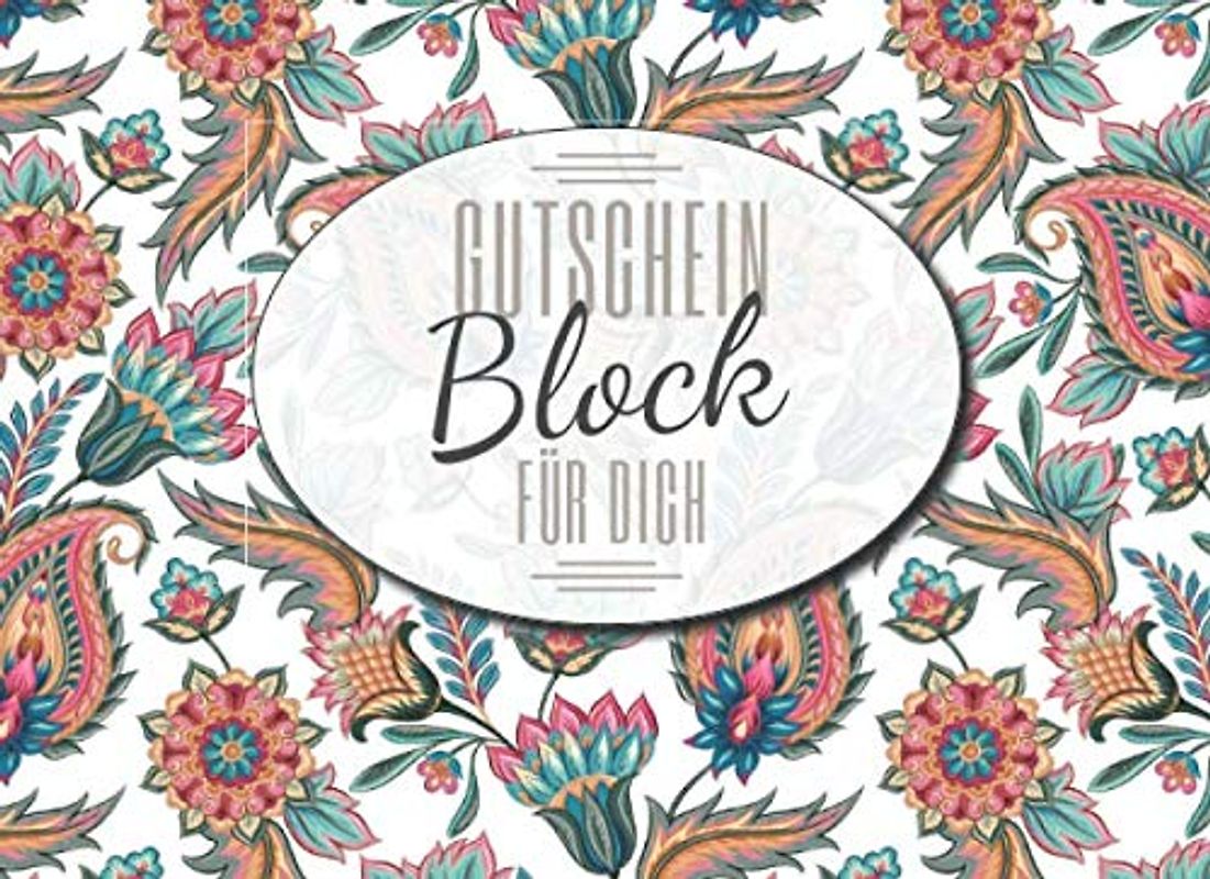 Gutscheinblock für Dich: Gutscheinheft und Gutscheinbuch mit 20 Gutscheinen zum Ausfüllen als Geschenk zum Valentinstag