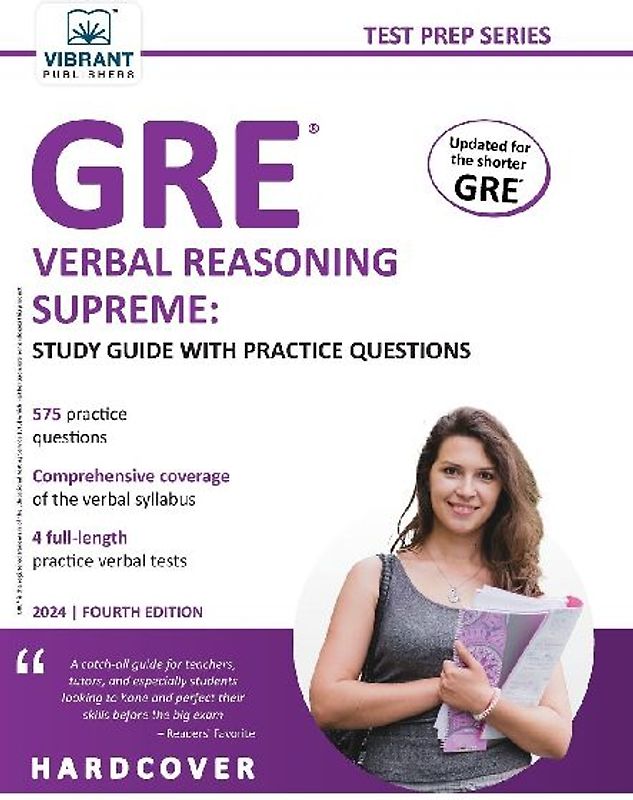 GRE Verbal Reasoning Supreme Study Guide with Practice Questions