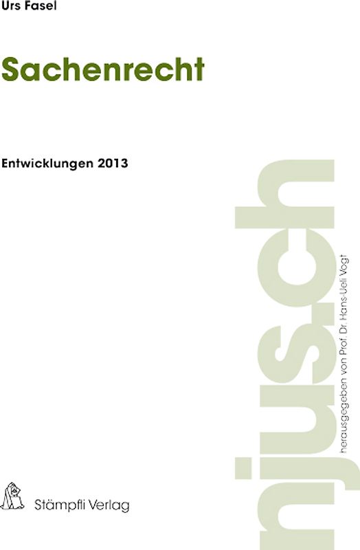 Sachenrecht, Entwicklungen 2013