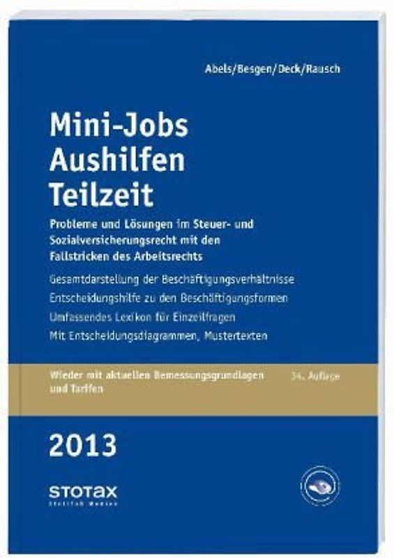 Mini-Jobs, Aushilfen, Teilzeit 2012
