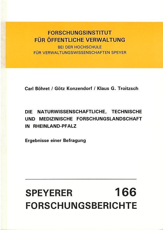 Die naturwissenschaftliche, technische und medizinische Forschungslandschaft in Rheinland-Pfalz