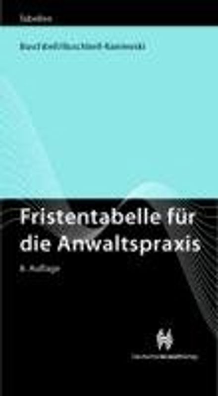 Fristentabelle
