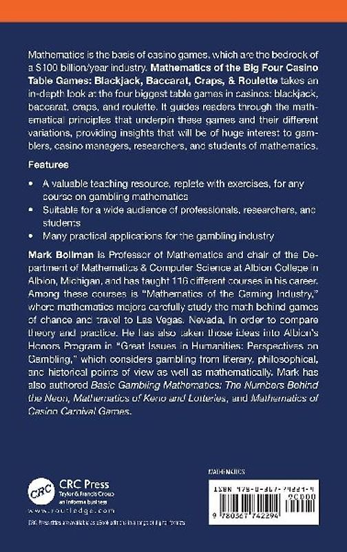 Mathematics of The Big Four Casino Table Games