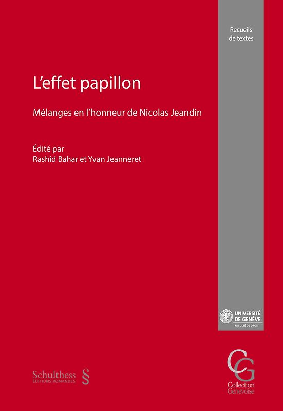 Mélanges en l'honneur de Nicolas Jeandin