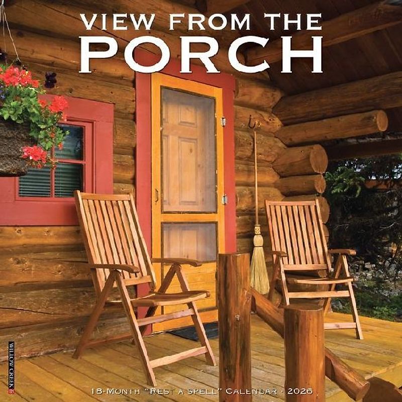 Porch View 2026 12 X 12 Wall Calendar