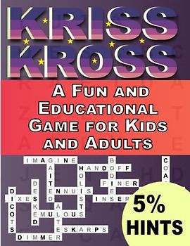 Kriss Kross Puzzles Book For Adults With 5% Hints: The Puzzle Game That's Perfect for Solo or Group Play ,Crosswords