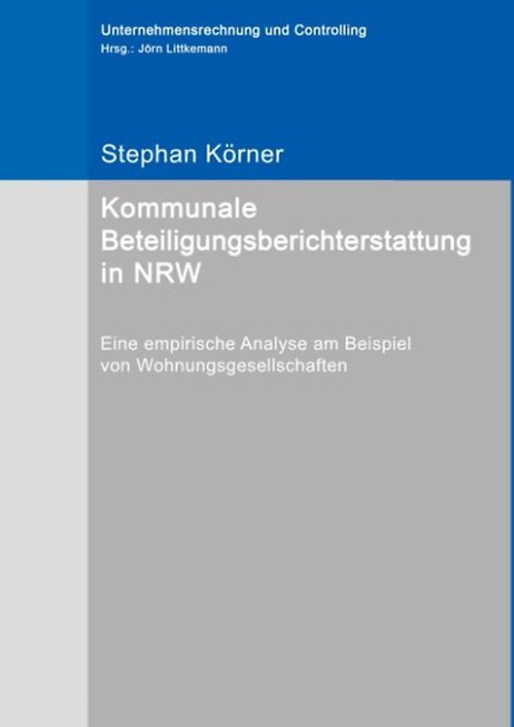Kommunale Beteiligungsberichterstattung in NRW
