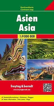 Asien, Kontinentkarte 1:9 Mio., freytag & berndt