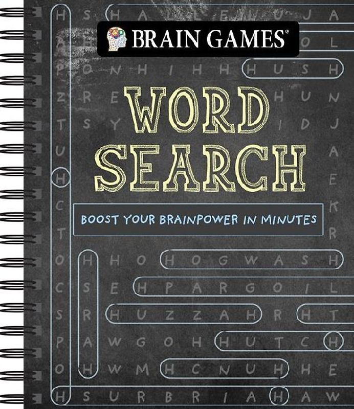 Brain Games - Word Search (Chalkboard - 320 Pages)