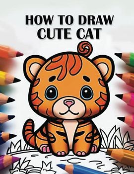 How to Draw Cute Cats: A Step-by-Step Guide to Drawing and Coloring Adorable Cats