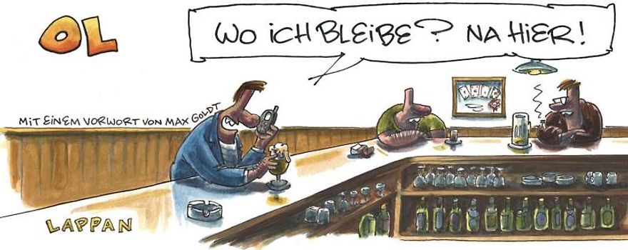 Wo ich bleibe? Na hier!