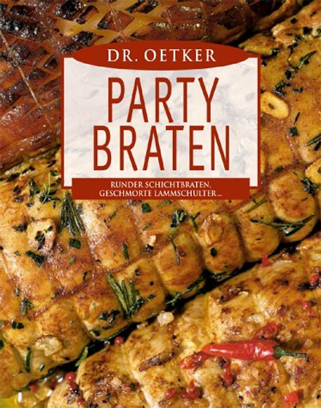 Party Braten. Runder Schichtbraten, Geschmorte Lammschulter