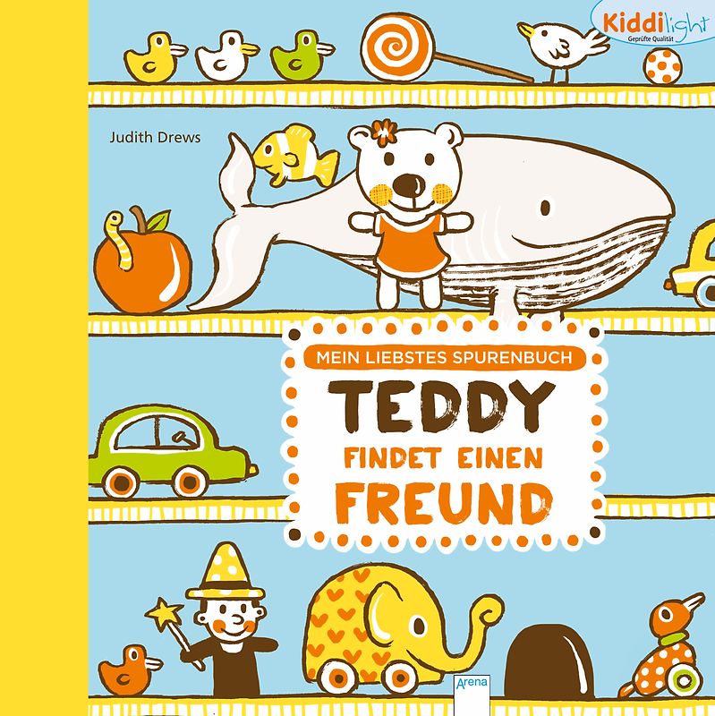 Teddy findet einen Freund. Mein liebstes Spurenbuch