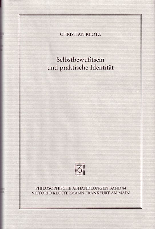 Selbstbewusstsein und praktische Identität