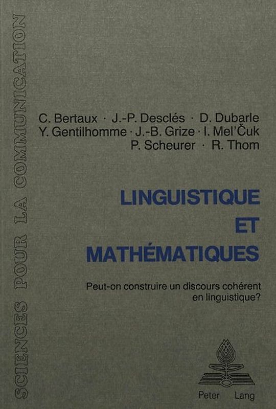 Linguistique et mathématiques