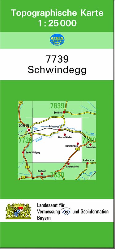 TK25 7739 Schwindegg