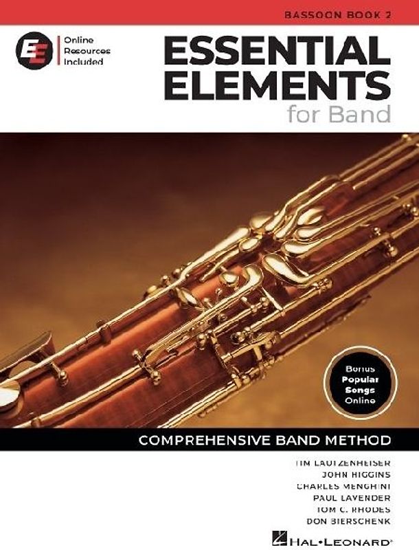 Essential Elements for Band - Bassoon Book 2 with Eei