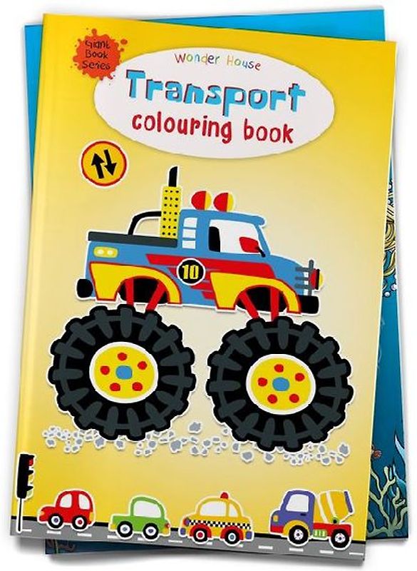 Transport Colouring Book