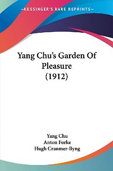 Yang Chu's Garden Of Pleasure (1912)