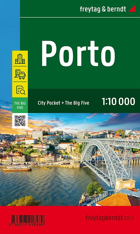 Porto, Stadtplan 1:15.000, freytag & berndt