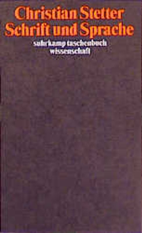 Schrift und Sprache