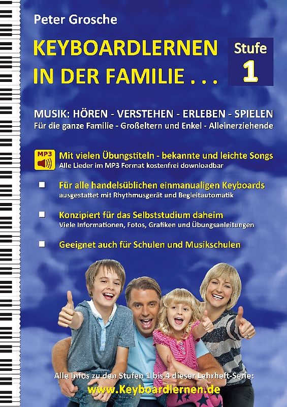 Keyboardlernen in der Familie (Stufe 1)