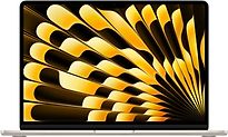 Apple MacBook Air 13.6 (Liquid True Tone Retina Display) M3 (8 cœurs de CPU, 10 cœurs de GPU) 8 Go RAM 512 Go SSD [Début 2024, clavier anglais, QWERTY] lumière stellaire