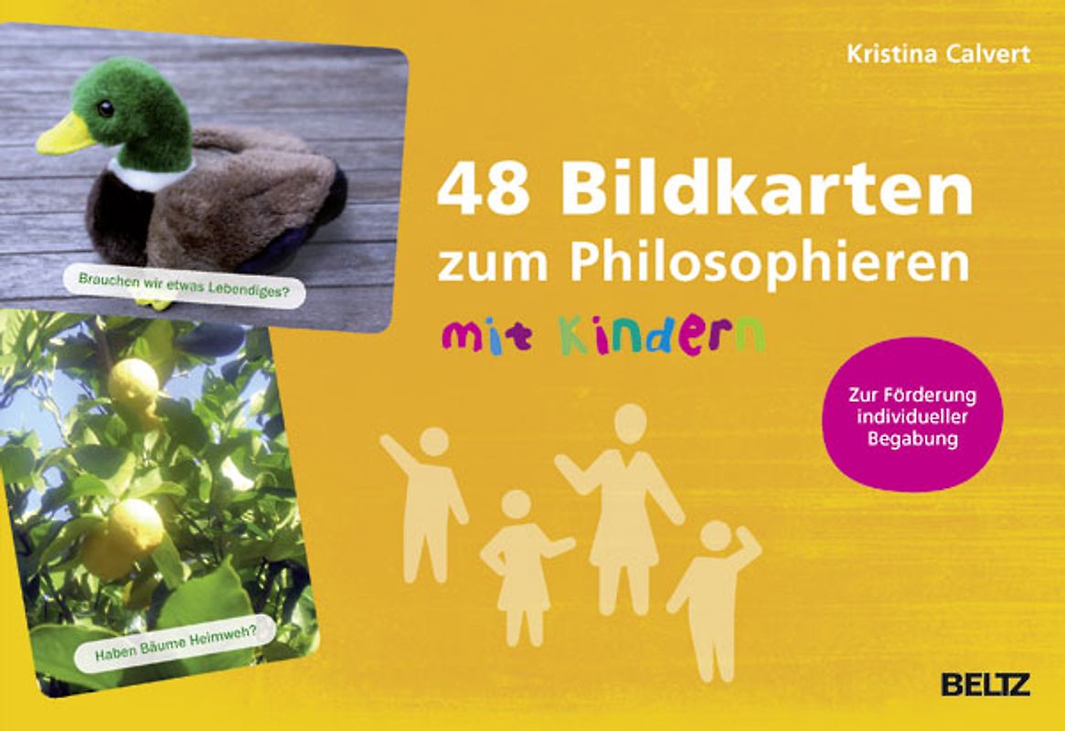 48 Bildkarten zum Philosophieren mit Kindern. Zur Förderung individueller Begabungen - Mit 48-seitigem Booklet