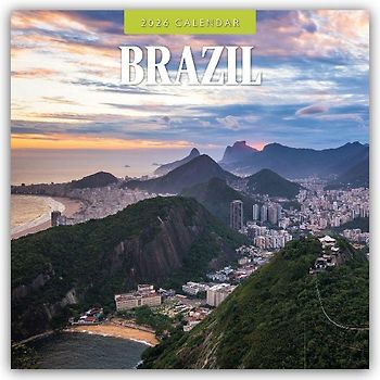 Brazil  2026 Square Wall Calendar