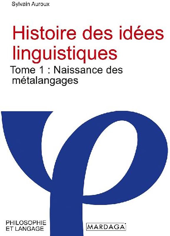 Histoire des idées linguistiques