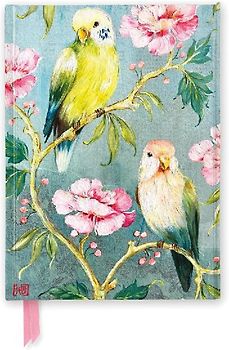 Sophie Adde: Two Parakeets (Foiled Journal)