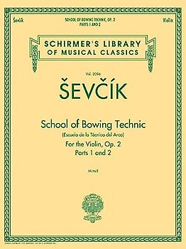 School Of Bowing Technic Op.2 - Parts 1 And 2: Lehrmaterial, Technik für Violine: Schirmer Library of Classics Volume 2096 (Schirmer's Library of Musical Classics, Band 2096)