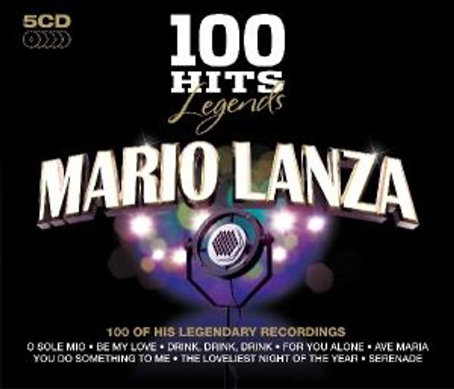 Lanza,Mario - 100 Hits Legends-Mario Lanza [5 CDs]