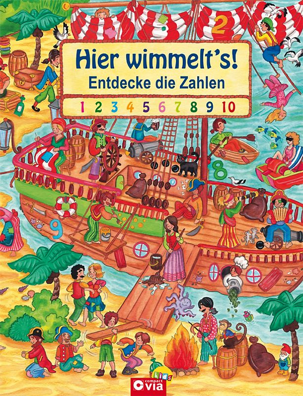 Hier wimmelt's! Entdecke die Zahlen